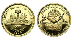 Гаити. 500 гурдов 1977 года.