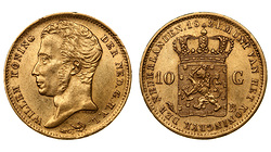 Нидерланды. Виллем I. 10 гульденов 1824 года.