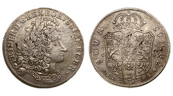Германия. Пруссия. Фридрих I. 2/3 талера (гульден) 1702 года.